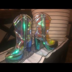 CLUB EXX PLATFORM BOOTS